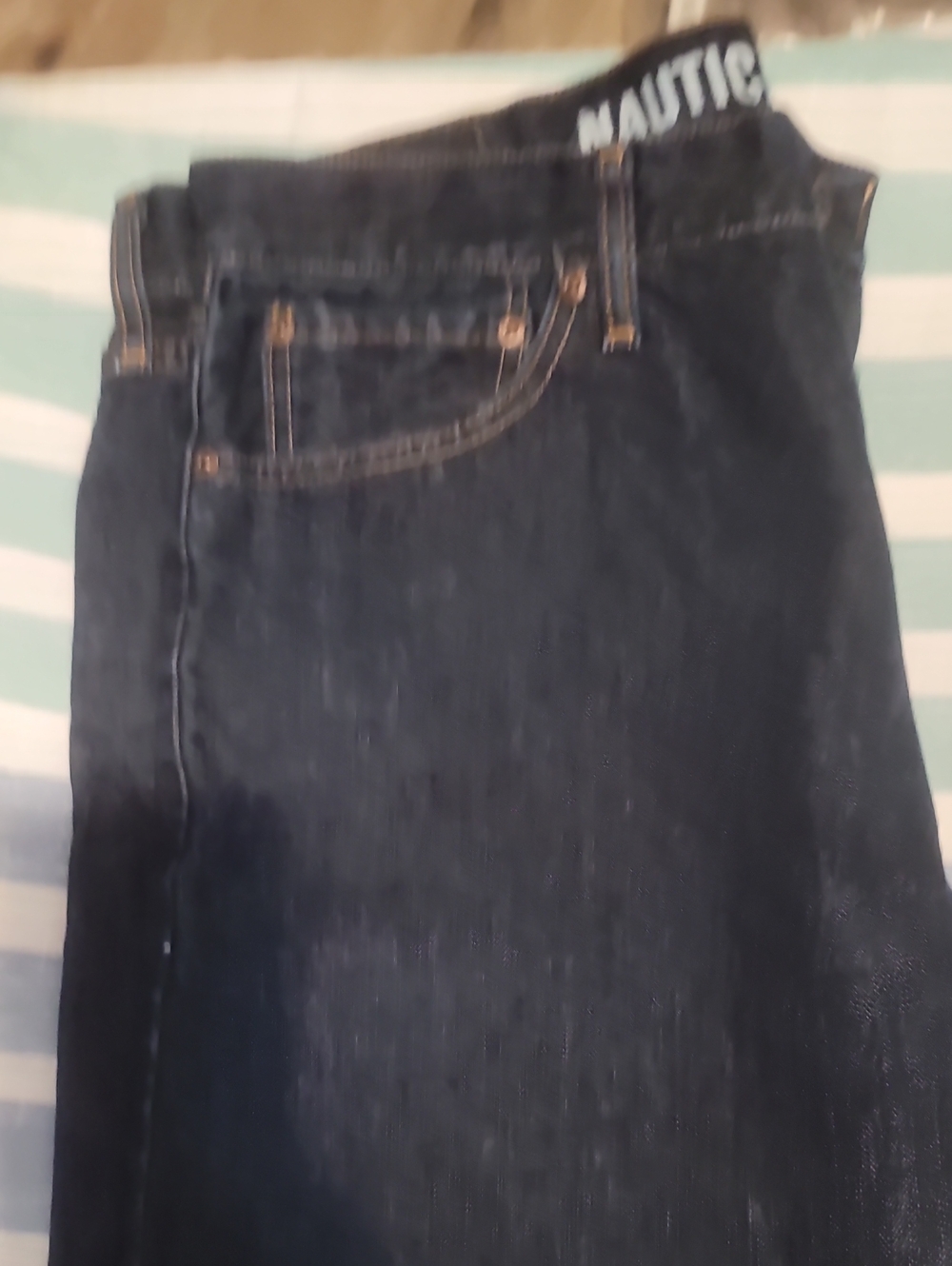 Nautica Relaxed Fit Dark Blue Jeans